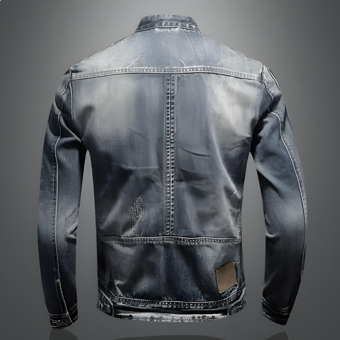 Dominic | Biker Style Zip Jacket