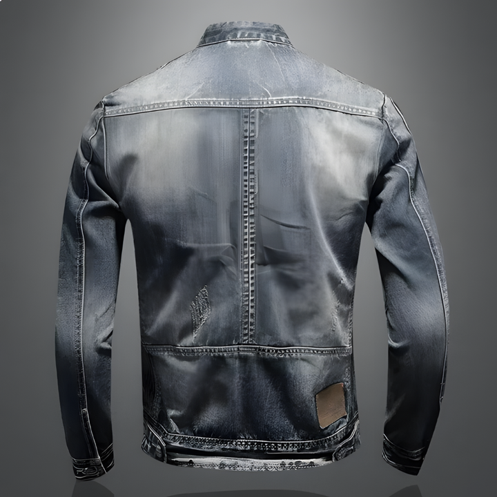 Dominic | Biker Style Zip Jacket