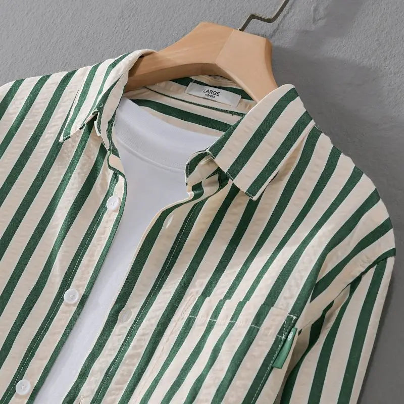 Joanna | Stylish Striped Button-Down Shirt