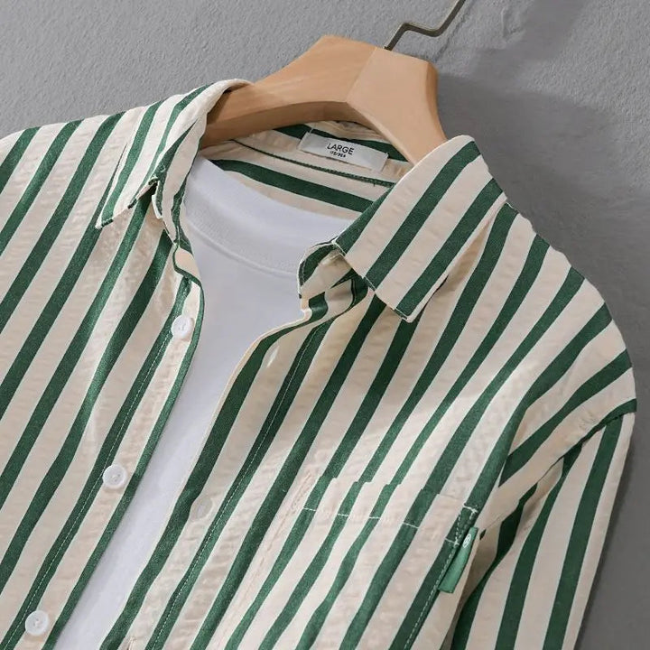 Joanna | Stylish Striped Button-Down Shirt