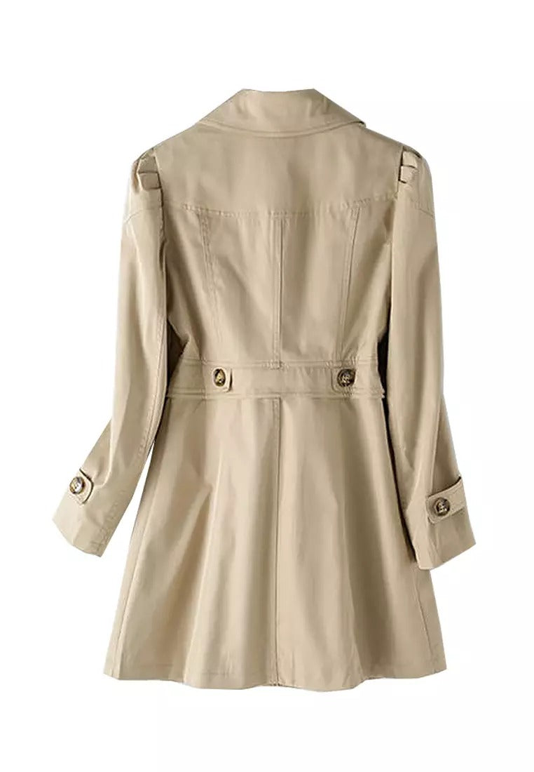 Cecilia™ | Stylish Windbreaker Trenchcoat